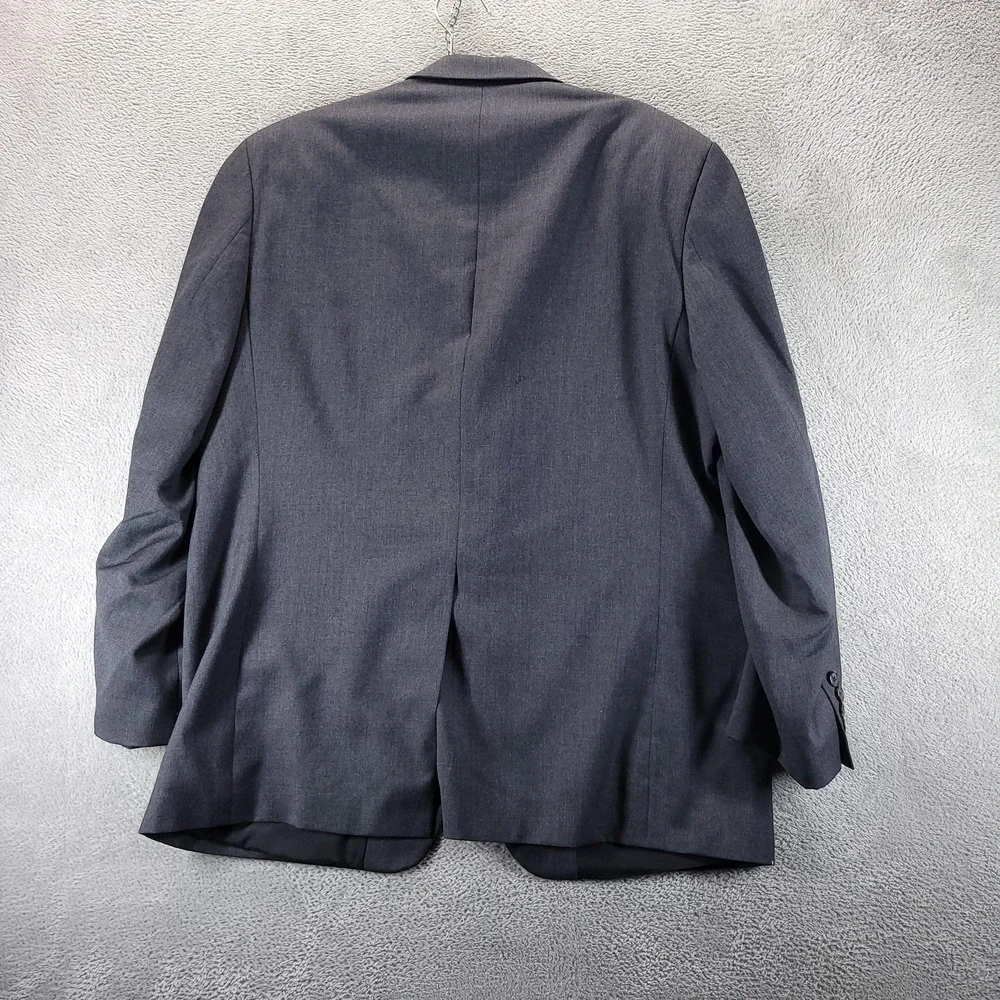 Lauren Ralph Lauren Suit Mens 44 36x32 Gray Wool 2 Piece Total Comfort Wedding